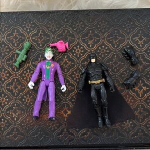 Batman and Joker Action Figure Set with accessories
